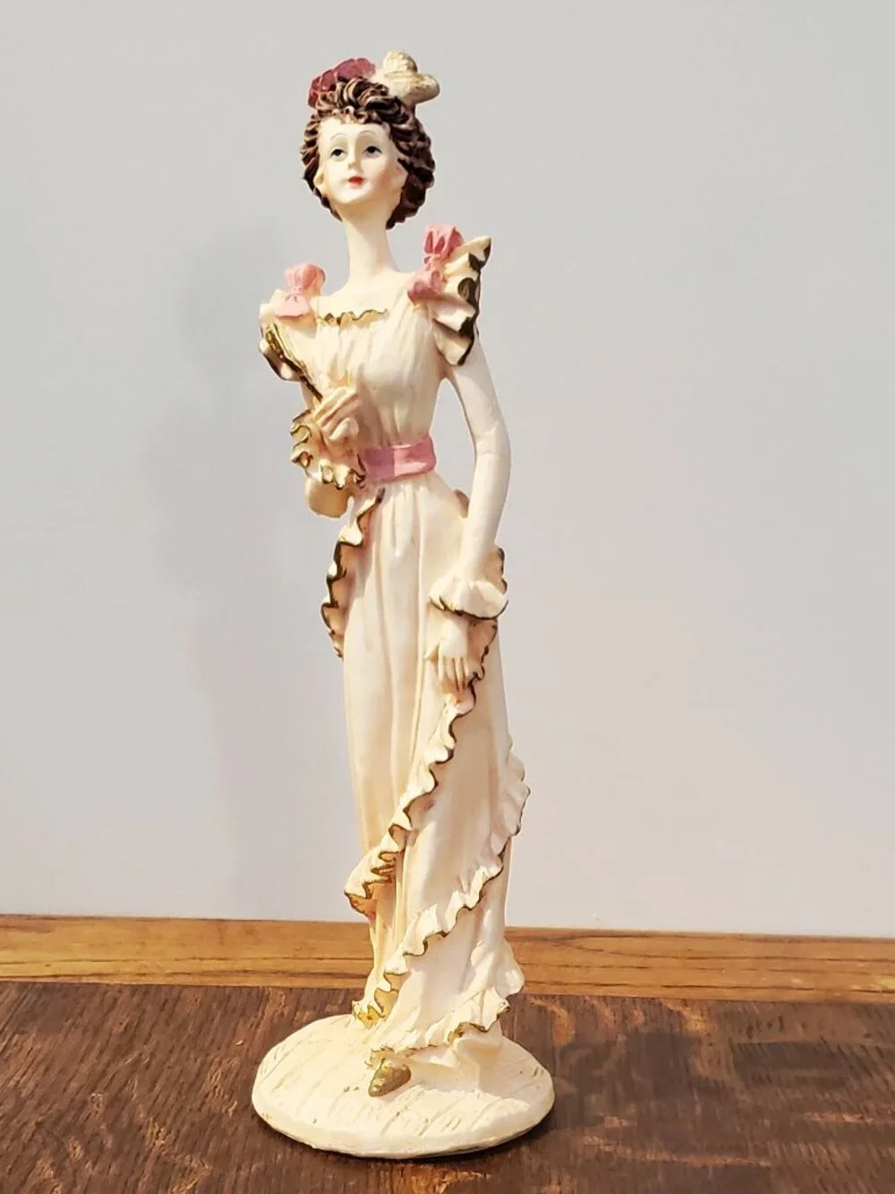 Vintage Victorian Lady Gibson Girl Decorative Figurine